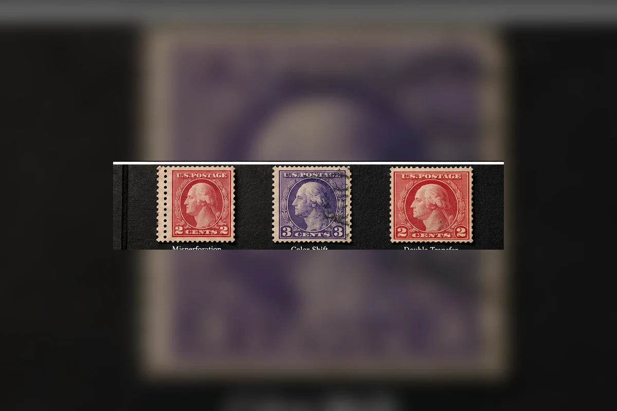 stamp errors and varieties editorial philatelic scene